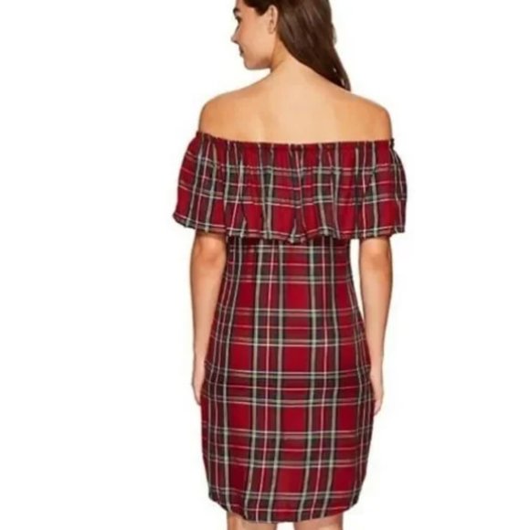 Sanctuary Stella Tartan Red Plaid Dress - Picture 2 of 7